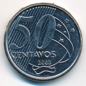 Бразилия, 50 сентаво (2002 г.)