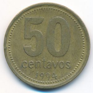 Аргентина, 50 сентаво (1994 г.)