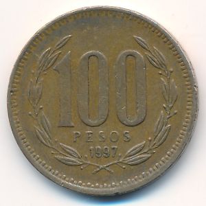 Чили, 100 песо (1997 г.)