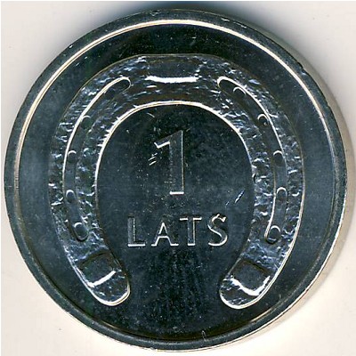 Латвия, 1 лат (2010 г.)