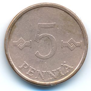 Финляндия, 5 пенни (1971 г.)