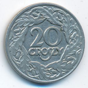 Польша, 20 грошей (1923 г.)