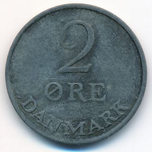 Denmark, 2 ore, 1960