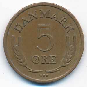 Дания, 5 эре (1966 г.)