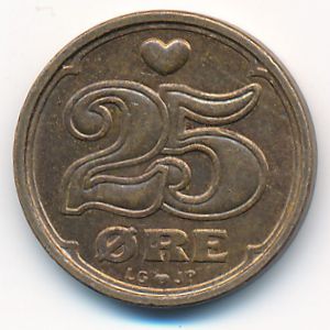 Дания, 25 эре (1993 г.)