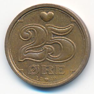 Дания, 25 эре (1996 г.)