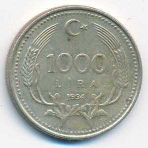 Турция, 1000 лир (1994 г.)