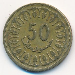 Тунис, 50 миллим (1983 г.)