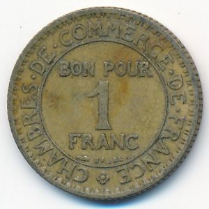 France, 1 franc, 1922