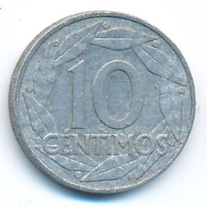 Spain, 10 centimos, 1959