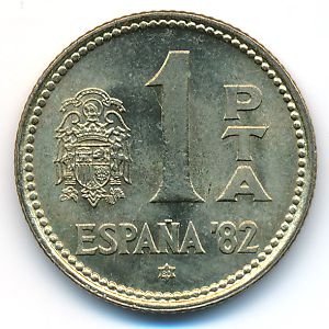 Испания, 1 песета (1980 г.)