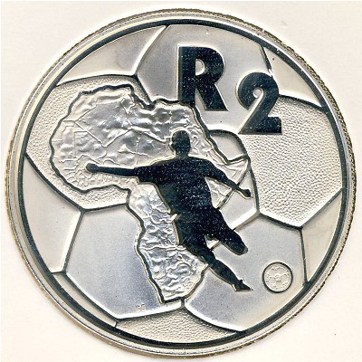 South Africa, 2 rand, 1996