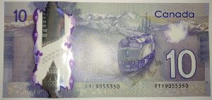 Canada, 10 долларов, 2013