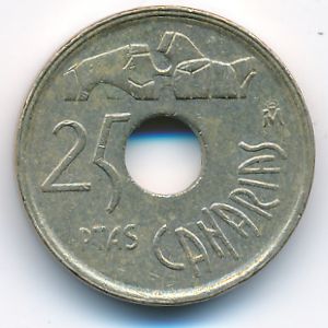 Испания, 25 песет (1994 г.)