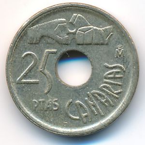 Испания, 25 песет (1994 г.)