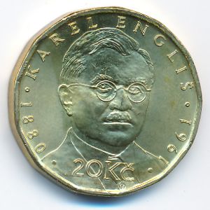 Czech, 20 korun, 2019
