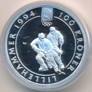 Норвегия, 100 крон (1992 г.)