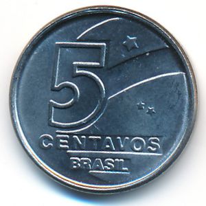 Бразилия, 5 сентаво (1989 г.)