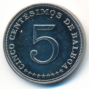 Panama, 5 centesimos, 1967