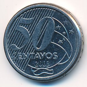 Бразилия, 50 сентаво (2003 г.)