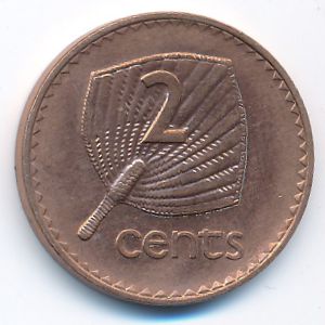 Fiji, 2 cents, 2001