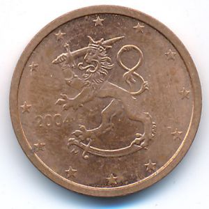 Finland, 2 euro cent, 2004