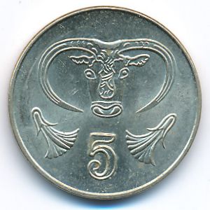 Кипр, 5 центов (2004 г.)