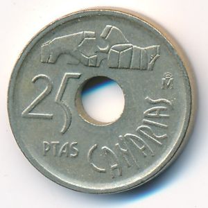 Испания, 25 песет (1994 г.)