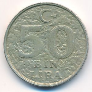 Turkey, 50000 lira, 2000
