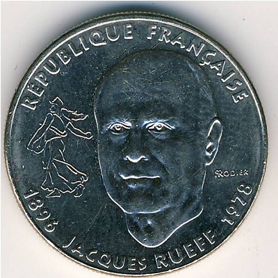 France, 1 franc, 1996