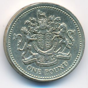 Great Britain, 1 pound, 1993