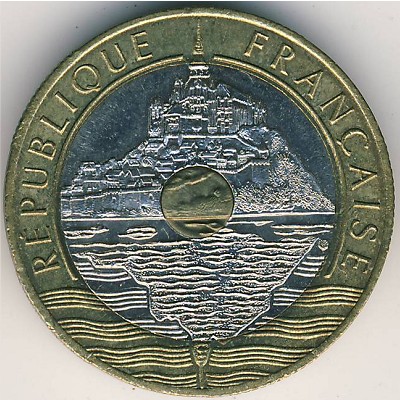 Франция, 20 франков (1992–1993 г.)