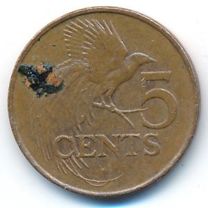 Trinidad & Tobago, 5 cents, 2004