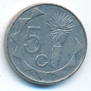 Namibia, 5 cents, 1993