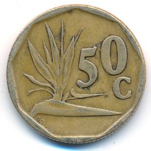 ЮАР, 50 центов (1995 г.)