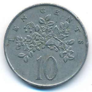 Ямайка, 10 центов (1989 г.)