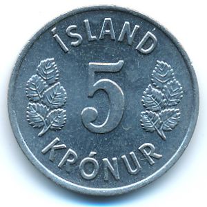 Исландия, 5 крон (1978 г.)