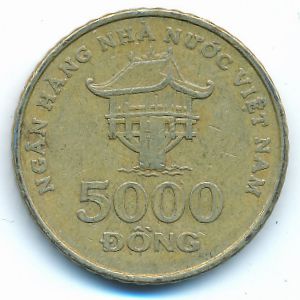 Vietnam, 5000 dong, 2003