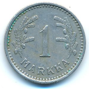 Finland, 1 markka, 1939