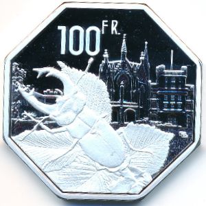 Lednice., 100 francs, 2021
