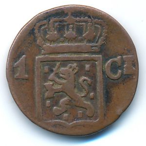 Netherlands East Indies, 1 cent, 1833–1840