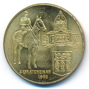 Canada., 1 dollar, 1965