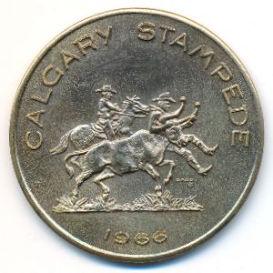 Canada., 1 dollar, 1966