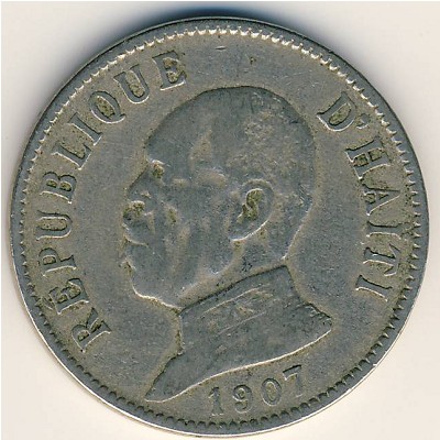 Гаити, 20 сентим (1907–1908 г.)