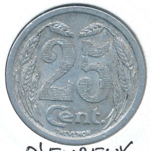 Эврё., 25 сентим (1921 г.)