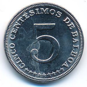 Panama, 5 centesimos, 1993