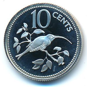 Belize, 10 cents, 1975–1981