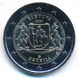 Lithuania, 2 euro, 2021