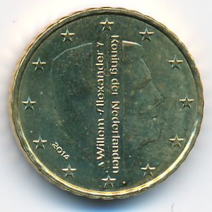 Нидерланды, 10 евроцентов (2014–2021 г.)