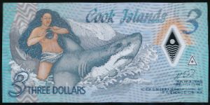Острова Кука, 3 доллара